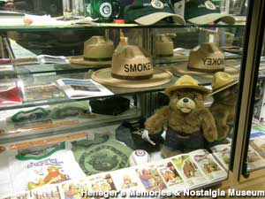 Smokey Bear display.