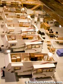 Scale model of an RV factory.