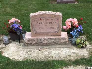 James Dean grave.