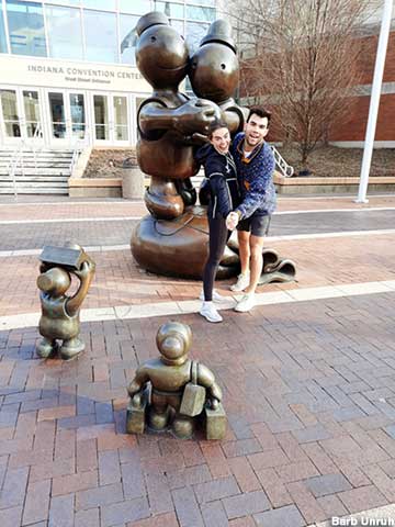 Tom Otterness sculpture.