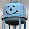 Markle's pseudo-Smiley water tower.