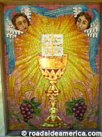 Communion mosaic.