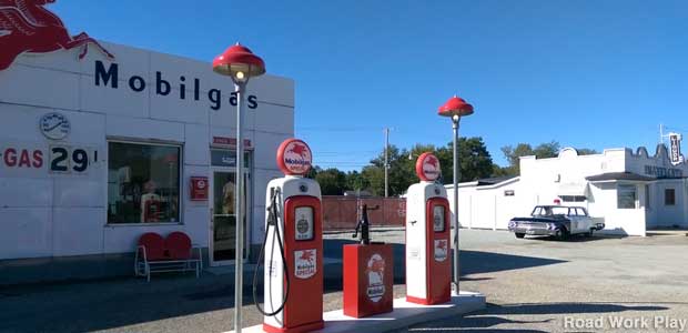 Mobile gas station restoration.