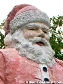 Santa statue, Santa Claus, IN.
