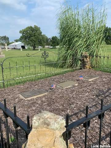 Three Reno Brothers graves.