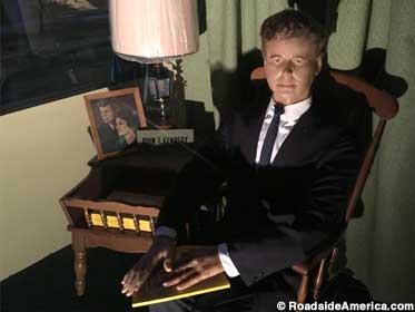 John F. Kennedy wax dummy.