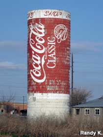 Coca Cola silo.