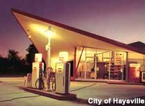 World's First Batwing Gas Station