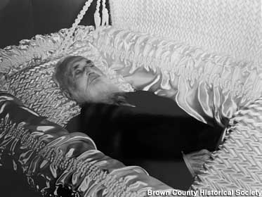 Even in death, Davis had money for a fancy casket.