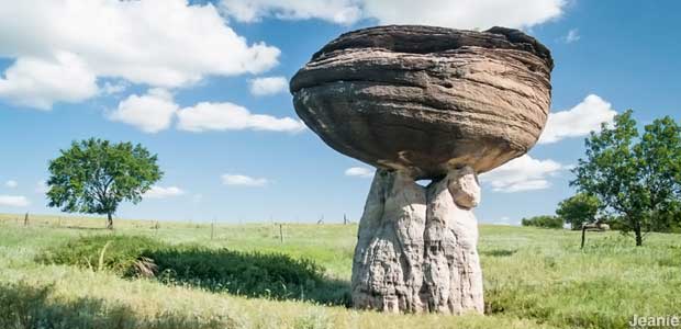 Mushroom rock.