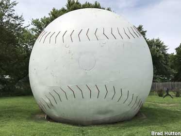 Giant baseball.
