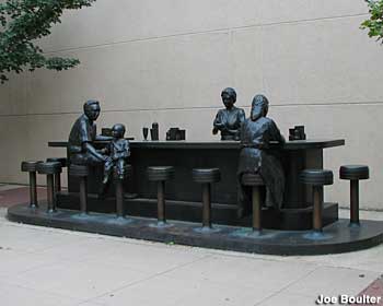 Sit-In Soda Fountain Sculpture