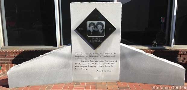 Everly Brothers monument.