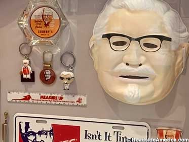 Colonel Sanders Halloween mask: nearly as frightening as his modern-day impersonators.