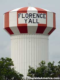 Florence Y'all water tower.