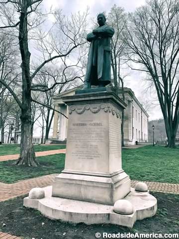 William Goebel statue.