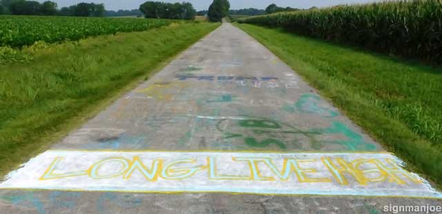 Spray Paint Road.
