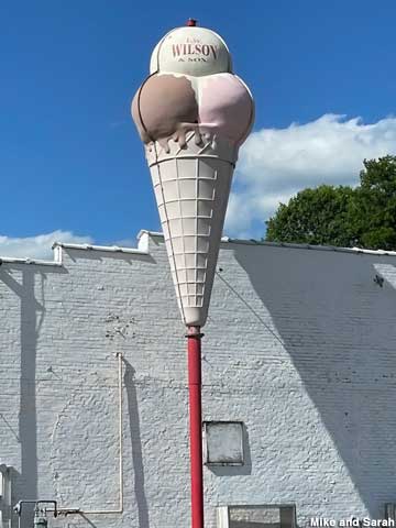 Big ice cream cone.