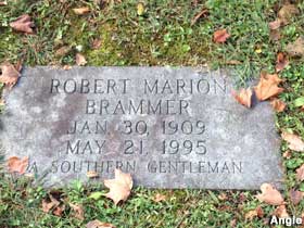 Brammer grave near Col. Sanders.