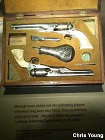 Custer's pistols.