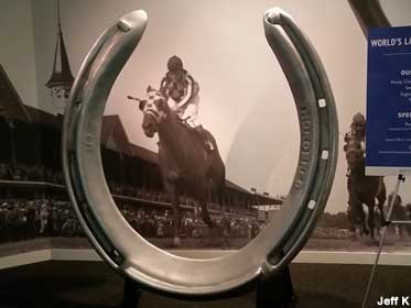 Largest horseshoe.