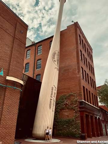 Giant baseball bat.