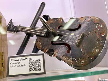 Violin Padlock.