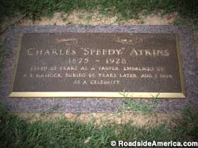 Grave of Charles Speedy Atkins.