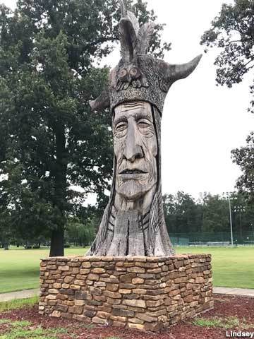 Peter Toth Indian sculpture.