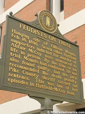Feud Trial historical marker.