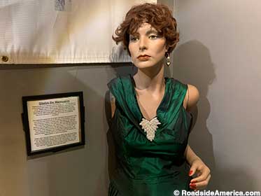Gladys the mannequin has been reported to wink at visitors.