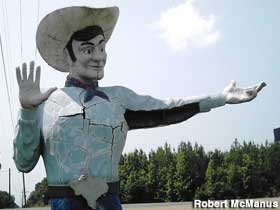 Tex statue.