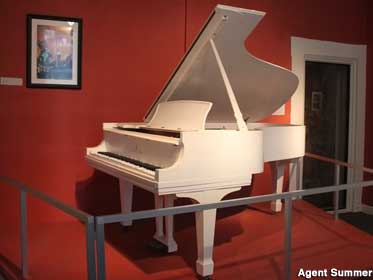 Fats Domino's restored piano.
