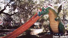 Storyland's Dragon slide.