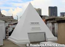Pyramid tomb of Nicolas Cage.