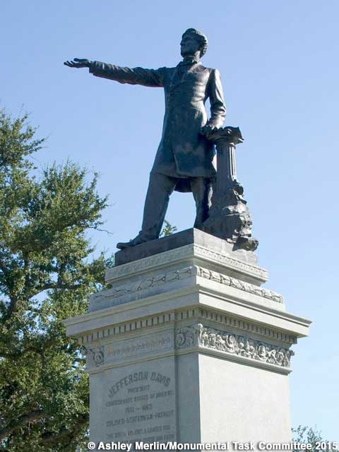 Jefferson Davis statue.