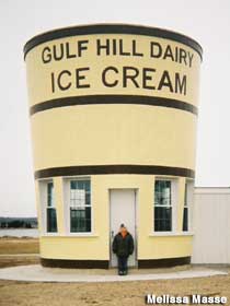 Gulf Hill Dairy Ice Cream.