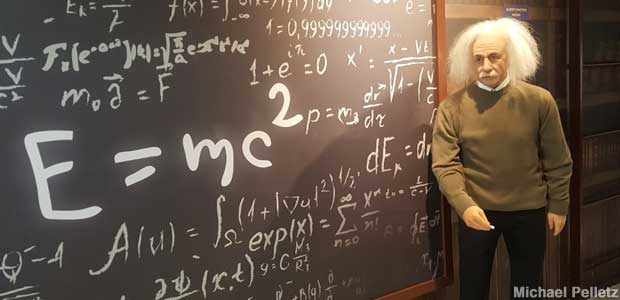 Can you spot Albert Einstein's most famous equation?