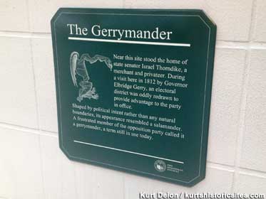 Birthplace of the Gerrymander.