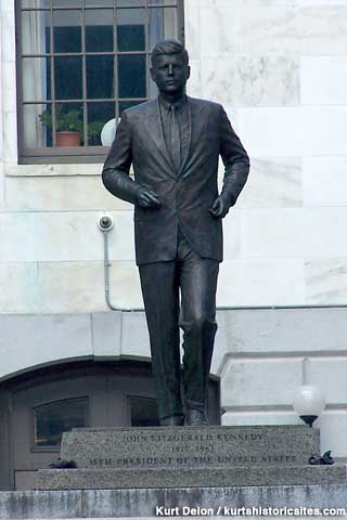 John F. Kennedy statue.