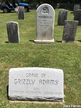 Grave of Grizzly Adams.