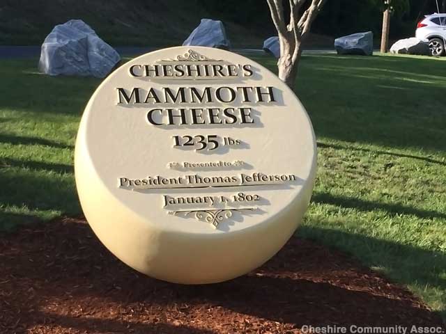 Replica of the Mammoth Cheese.