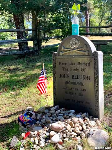 Tombstone of John Belushi.