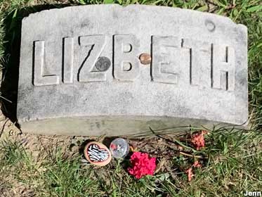 Grave of Lizzie Borden.
