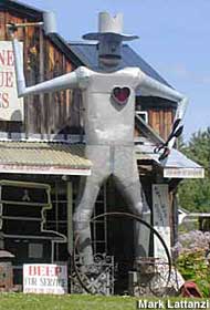 Tin Man with a Mallet and a Heart.