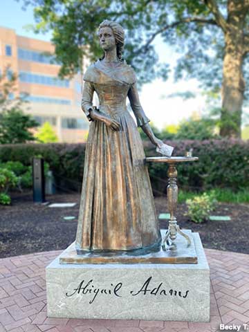 Abigail Adams statue.