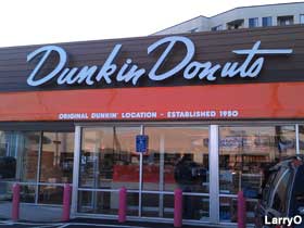 Original Dunkin Donuts as it looks in 2012.