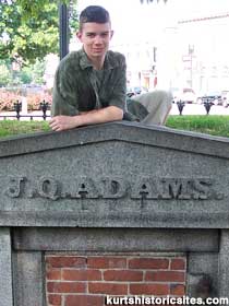 John Quincy Adams grave.