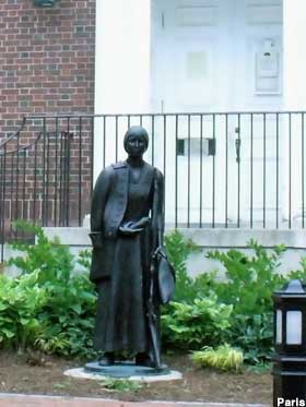 Deborah Sampson statue.