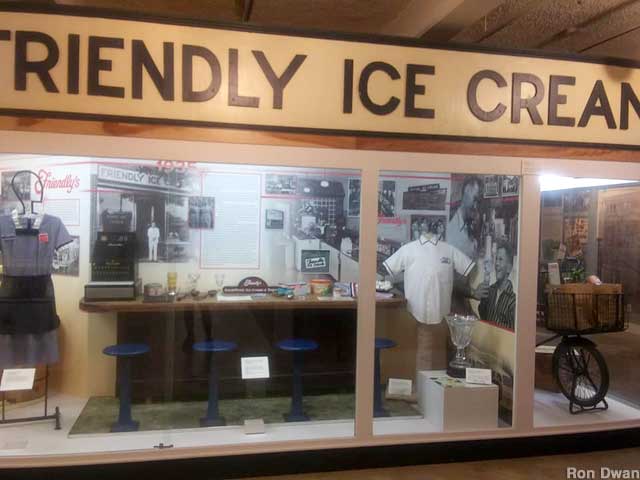 Friendly Ice Cream exhibit.